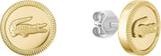 Memento Stud Earrings for Women - Stainless Steel Jewelry - Classic Collection, Icon Design - Accessory, Gift for Her - Gold Plated