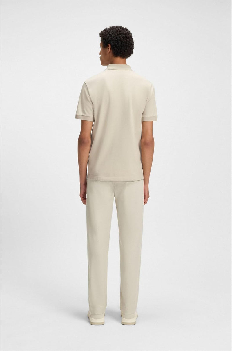 BOSS Men's Passenger Slim Fit Stretch Cotton Polo Shirt with Logo Patch