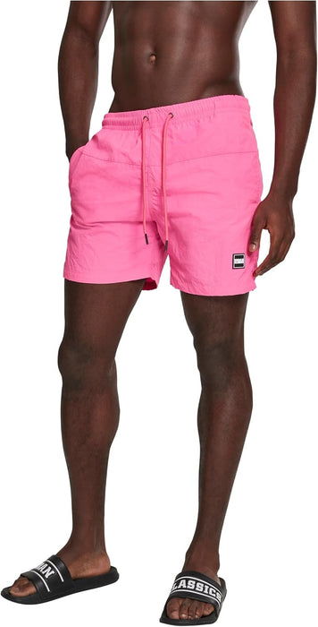 Urban Classics mens Block Swim Shorts Swim Trunks