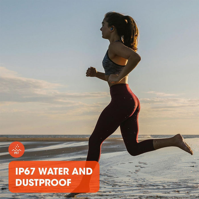 JBL Endurance Race TWS - Waterproof true wireless active sport earbuds, JBL Pure Bass Sound, Up to 30 hours of battery life, IP67 Waterproof and Dustproof, Ambient Aware & TalkThru (Black)