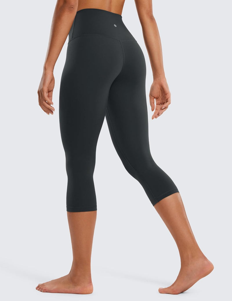 CRZ YOGA Womens Butterluxe High Waisted Lounge Legging 19 Inches - Workout Leggings Buttery Soft Capris Yoga Pants