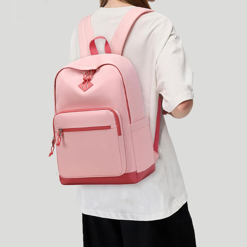 Mygreen Backpack, School Backpack travel Laptop Backpack, Students College Backpack Bookbag for Girls Boys Teen Women -Beige