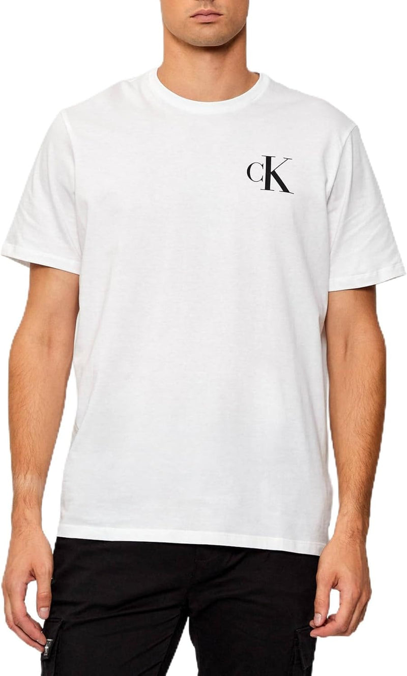 mens Ss 30s Eu Left Chest Logo Tee Lv04rd865g T-Shirts (pack of 1) - Bright White