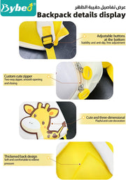 Kids Backpack, Toddler School Bag, Small Kids Daypack, Baby Preschool Bag with a Small Bag, Cute Cartoon Travel Bag for Baby Boys and Girls, Perfect for Kindergarten, Travel, School