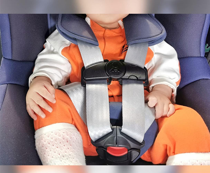 MdouLy Car Seat Chest Harness Clip Car Seat Safety Belt Clip Buckle Lock Stroller Chest Clip Universal Adjustable Guard for Baby and Kids Trend (Black)