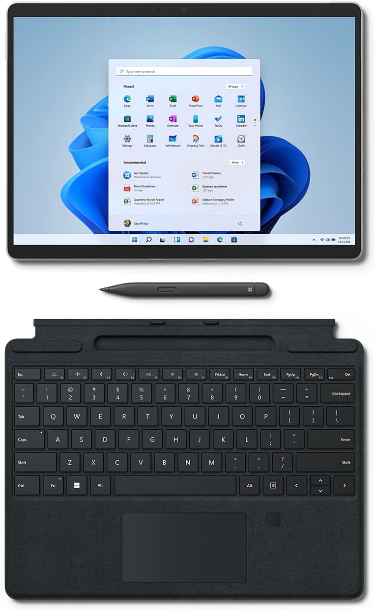 Microsoft Surface Pro 8-13" Touchscreen - Intel Evo Platform Core i5-16GB Memory - 256GB SSD - Device Only - Graphite (Latest Model)