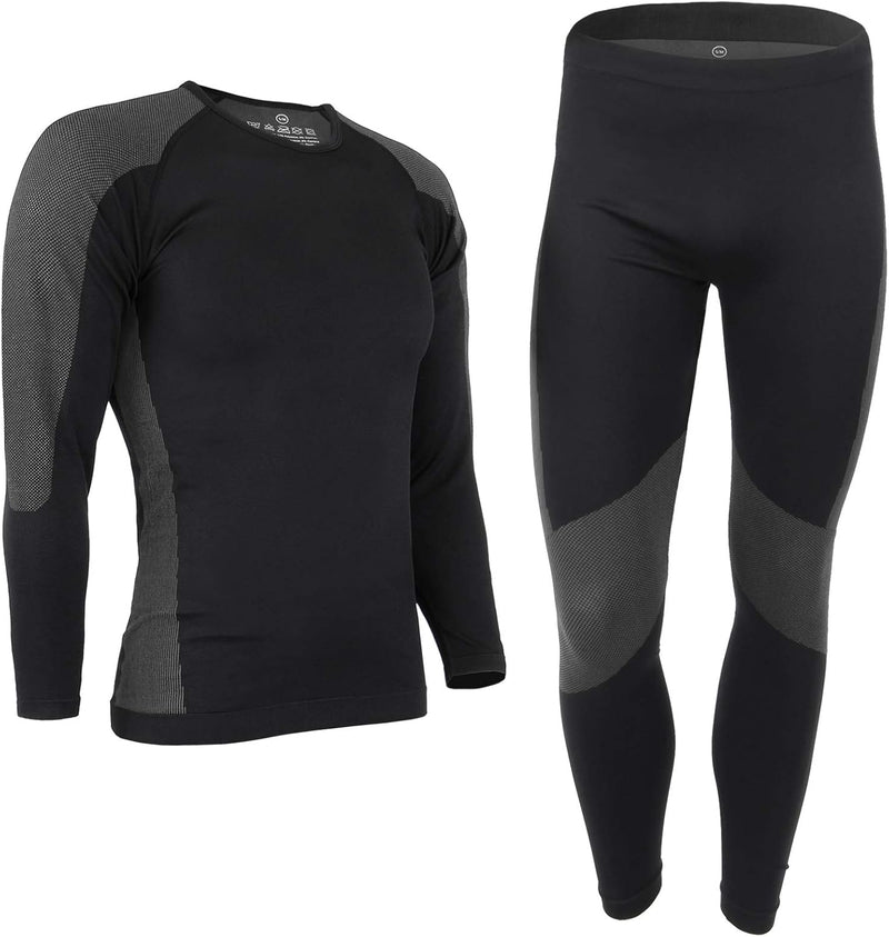 ALPIDEX Men's Functional Underwear Thermal Underwear Ski Underwear - Breathable, Warming and Quick Drying