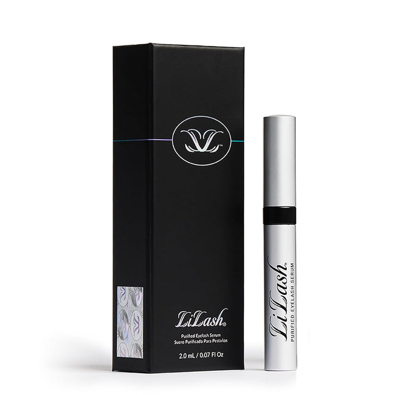 LiLash Purified Eyelash Physician-Formulated Serum for Fuller & Longer Looking Eyelashes Natural Eyelash Enhancer Safe for Sensitive Eyes and Contact Lens Wearer 3-Months Supply, 2ml