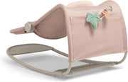 Mamas & Papas Tempo 3-in-1 Rocker/Bouncer, Lightweight, 3-Point Harness and Easily Removable Magnetic Toy Bar, Blush