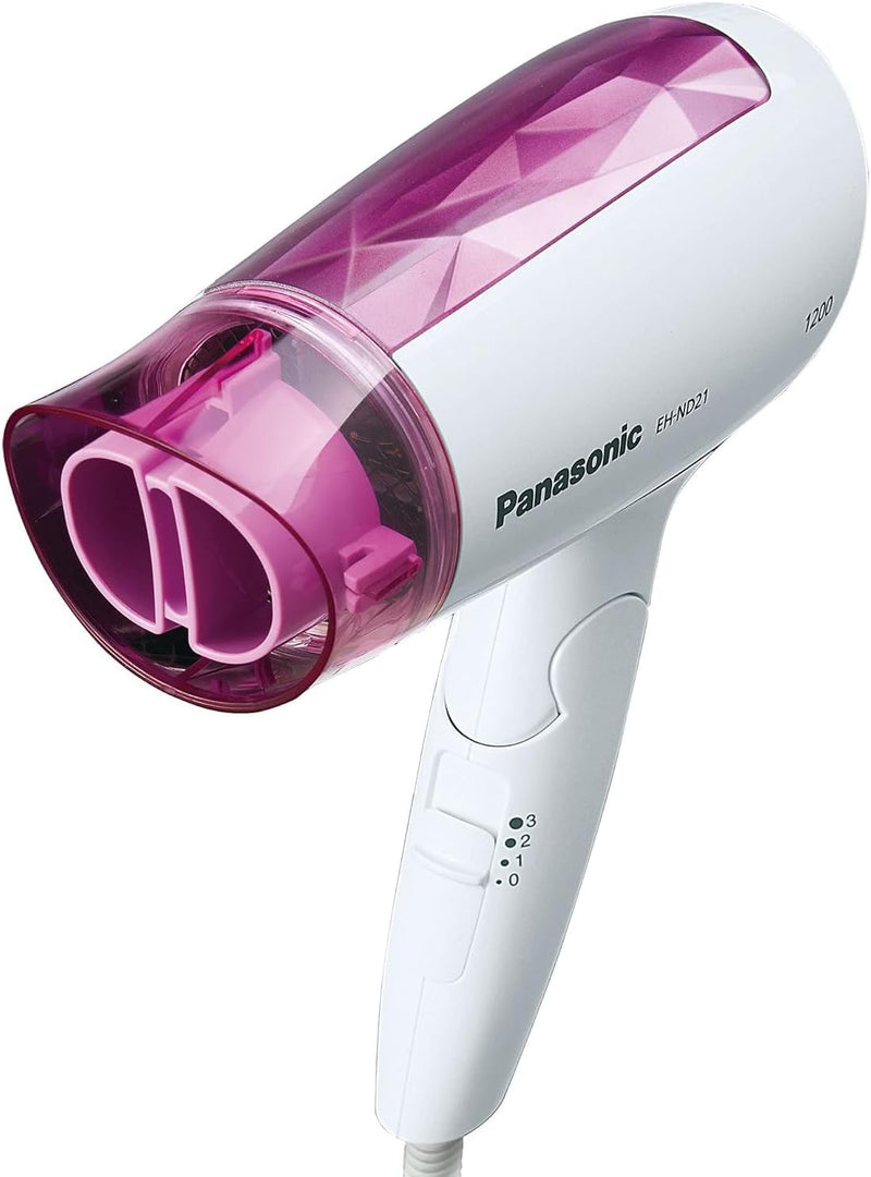 Panasonic EH-ND65 2000W Compact Powerful Hair Dryer with 11mm concentrator nozzle for Fast Drying & Smooth Finish - 1200W