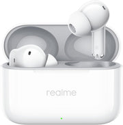 realme Buds T200 Lite Bluetooth Earbuds 48H Playback, AI ENC, Fast Charging, Gaming Mode, Google Fast Pair, IPX4, with Mic (Storm Grey) - Snowy White