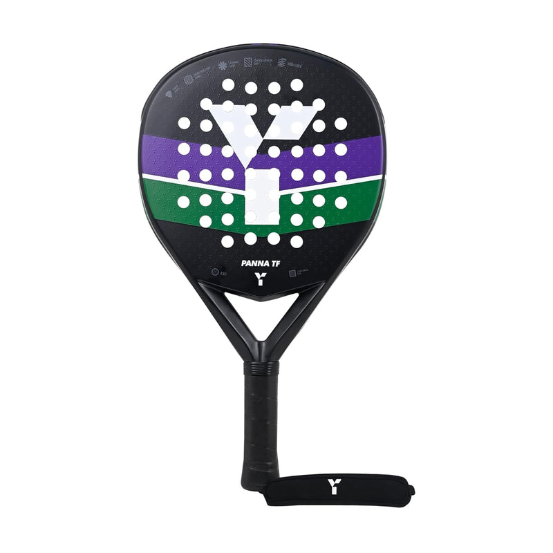 Y1 Padel, Panna Techno Force, Padel Racket, Fibreglass, Mid Range, Racket for Adults, Racket for Children, Kids Equipment