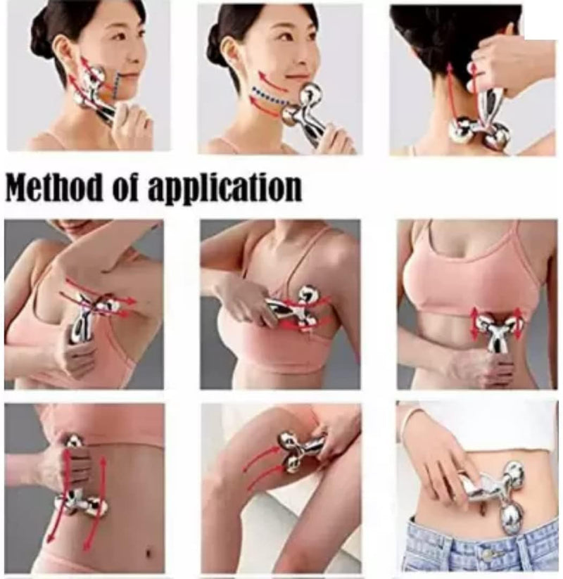 Face Massager Roller Facial Roller Contouring Massager for Face Lift, Shape Face Lift Tool Firming Beauty Massage Body Face Massager.