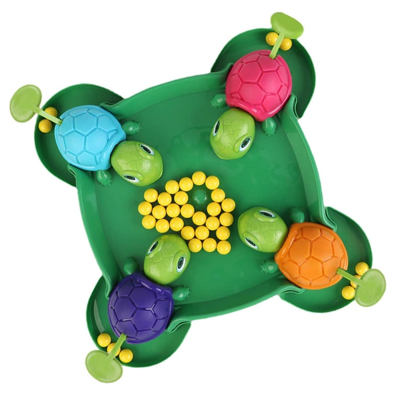 ORFOFE 1 Set Board Desktop Hippo Sensory Cartoon Peg Board Game Color Sorting Game Intelligent Game Tortoise Eating Beans Desk Game Restless