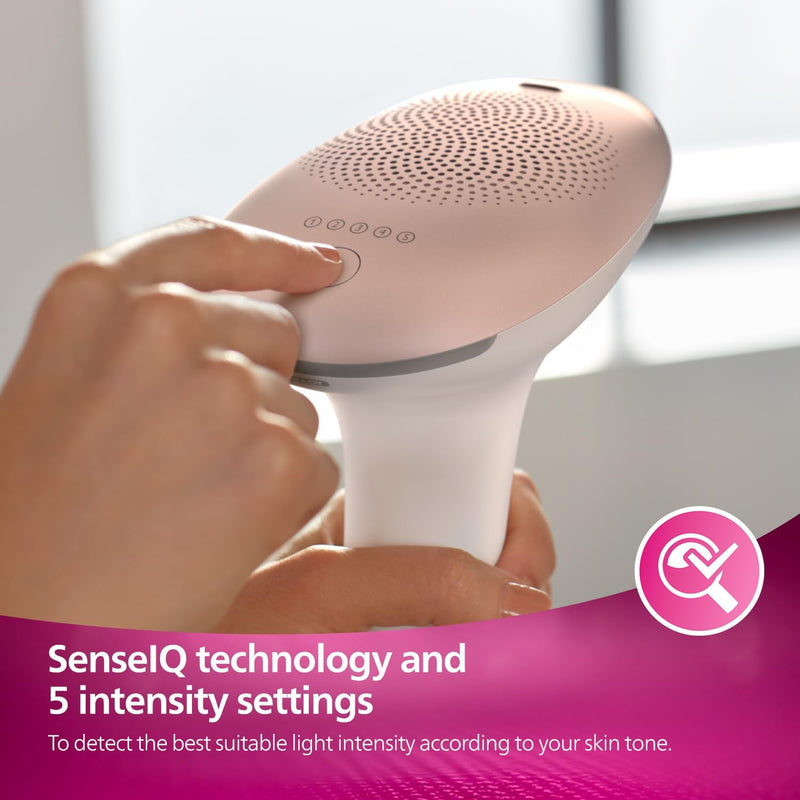 Lumea Advanced Ipl Hair Removal Device With 2 Attachments For Body & Face + Complimentary Facial Hair Remover. Compact Touch-Up Trimmer 3 Pin, Bri92160