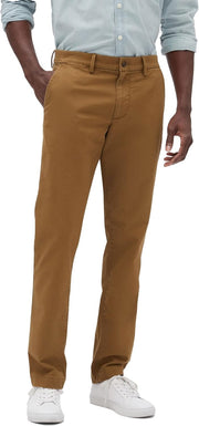 Men's Essential Slim Fit Khaki Chino Pants - Palomino Brown Global