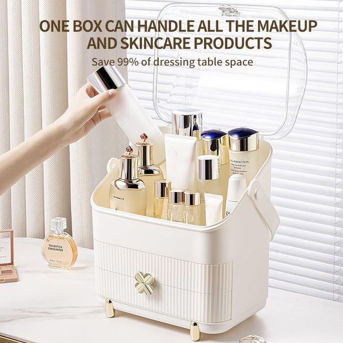 Makeup Organizer Cosmetic Display Case Skin Care Organizer Desk Vanity Organizer for Bathroom Countertop,Bedroom