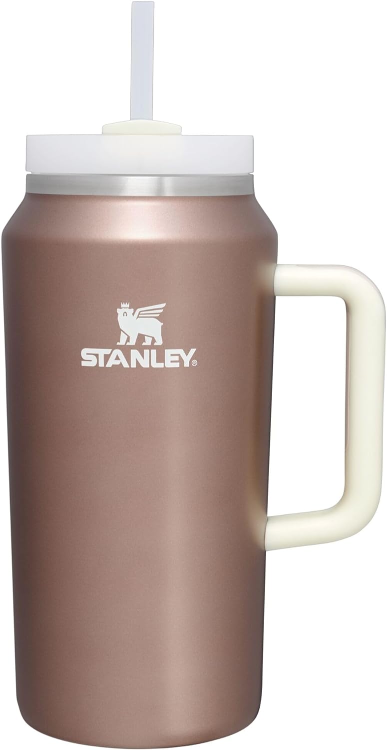 Stanley Quencher H2.0 Tumbler with Handle & Straw 40 oz | Twist On 3-Way Lid | Cupholder Compatible for Travel | Insulated Stainless Steel Cup | BPA-Free | Seafoam