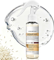 Body Keratin Care Kojic Acid Turmeric Spray Gently Exfoliating Peeling Solution Skincare with Retinol, Glutathione, Niacinamide, Vitamin B, C, E for All Skin Types (White Rice Peeling Ampoule) - White Rice Peeling Ampoule