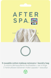 AfterSpa Reusable Cotton Make Up Removers 6-Pack - Small