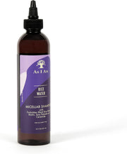 Rice Water Shampoo 8 oz - with Forbidden Black Rice, Saw Palmetto, Biotin - Gentle Cleanser - Moisturizing - Vegan & Cruelty Free - Sulfate Free - Paraben Free - For All Hair Types
