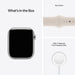 Apple Watch Series 7 (GPS + Cellular, 45mm) Smart watch - Graphite Stainless Steel Case with Midnight Sport Band - Regular. Fitness Tracker, Blood Oxygen & ECG Apps, Water Resistant (Renewed)
