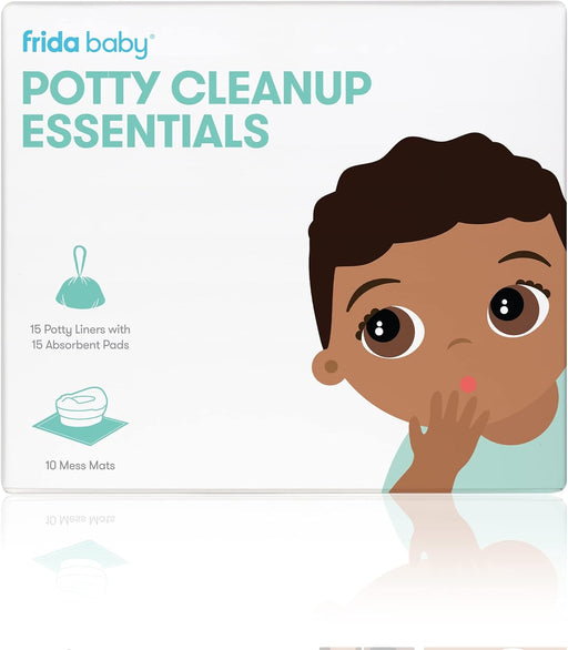 Potty Cleanup Essentials Leak-Proof Potty Liners and Disposable Floor Pads for Potty Training - Potty Cleanup Essentials