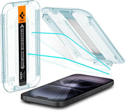 GLAStR EZ FIT for iPhone 16 Pro Max iPhone 17 Pro MAX Screen Protector Premium Tempered Glass - Case Friendly with Sensor Protection 2 PACK - iPhone 16 / iPhone 15