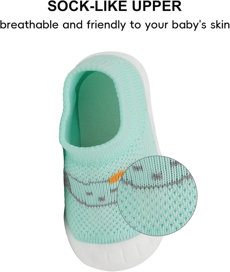 Baby Boy Girl Walking Shoes Non-Slip Toddler Sock Shoes 6 9 12 15 18 24 Months