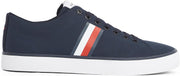 Tommy Hilfiger TH HI VULC LOW CORE STRIPES MESH mens Sneakers