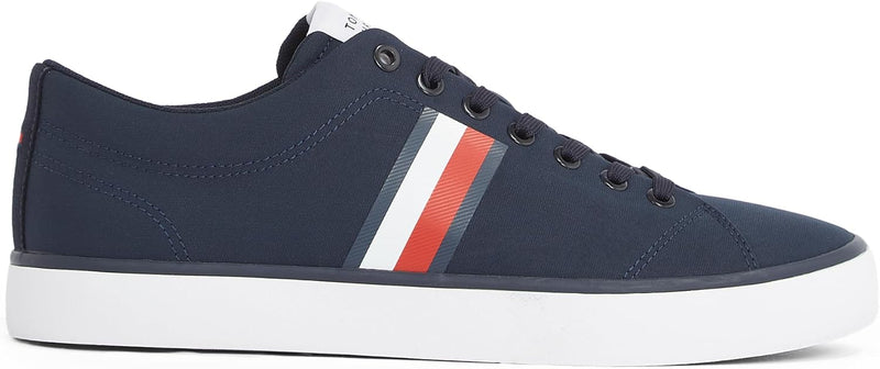 Tommy Hilfiger TH HI VULC LOW CORE STRIPES MESH mens Sneakers