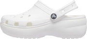 Classic Platform Women's Clogs - White