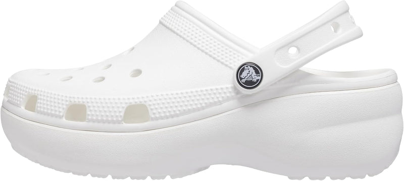 Classic Platform Women's Clogs - White