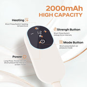 Electric Airbag Head Massager, Scalp and Eye Massager with Heat, Head Massager Scalp Stress Relax, Excedrin Tension Headache Massager for Forehead and Temple