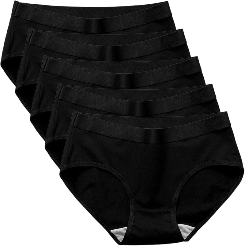 Dress Cici Cotton Panties Underwear for Women 5-Pack (5 PCS)