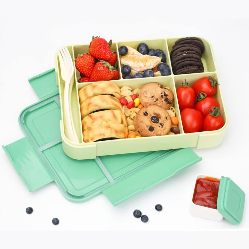 Stylish and Spacious Lunch Bag Set, Perfect for Work, School, Picnics, and Travel - Includes Utensils and Insulated Tote Bag (Beige) - D