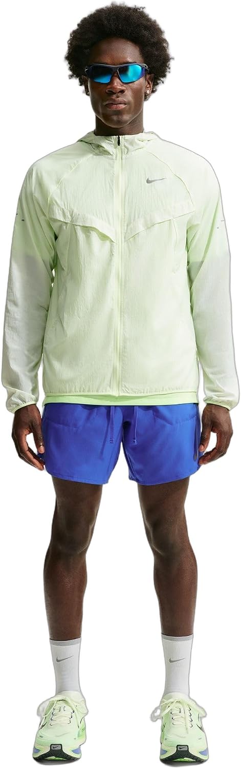 Mens M Nk Df Stride 7In Bf Short Shorts - Hyper Royal/Reflective Silv