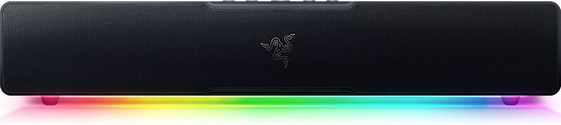 Razer Leviathan V2 X PC Gaming Soundbar, Compact Design, Chroma RGB, USB Type C Power and Audio Delivery, Bluetooth 5.0, for PC, Laptop, Smartphones, Tablets & Nintendo Switch - Black - Black - RGB Leviathan V2 - X