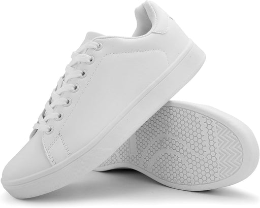 Men's Youth Fashion Sneakers Casual Walking Shoes Uniform Nurse Shoe Work Shoes - White