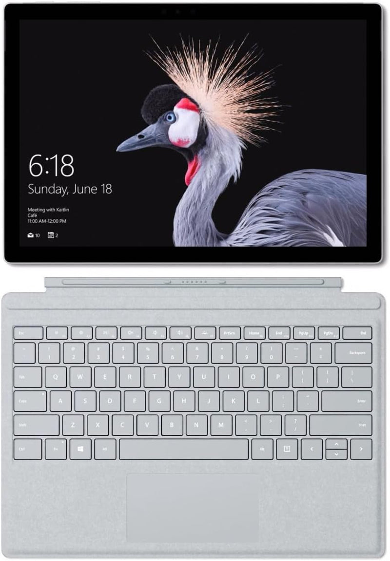 Microsoft Surface Pro 5 Tablet PC 12.3" Touchscreen Laptop with Backlit Keyboard, (2736x1824) 2K Display, Core i5-7300U, 8GB RAM, 256GB SSD, USB 3.0, DisplayPort, WiFi, BT Windows 10 Pro (Renewed)