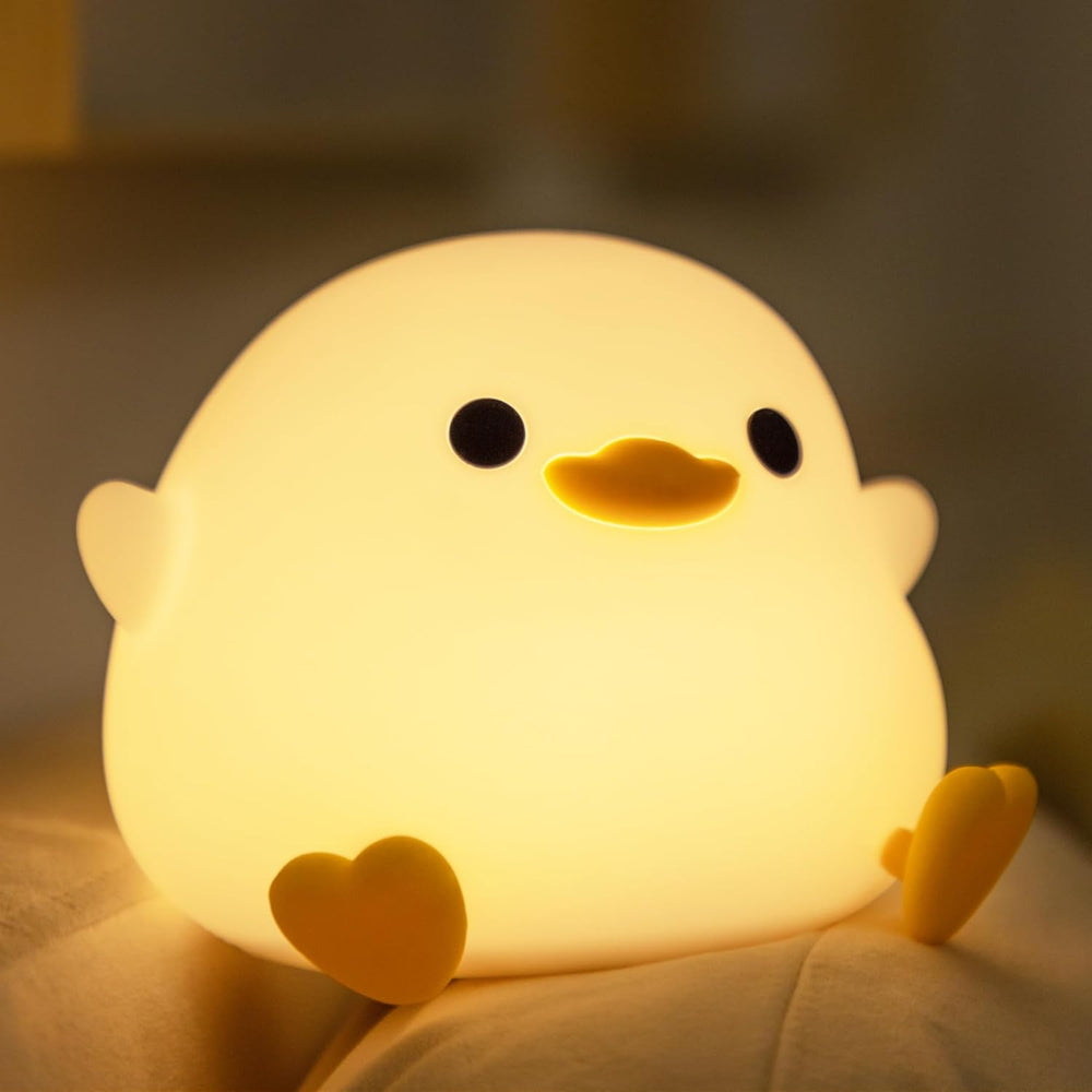 YuanDian Capybara Night Light, Cute Nursery Lamp for Kids, Girls, Women, Teen, and Babies. Decorate Kids' Bedroom with Adorable Silicone Capybara Nightlights