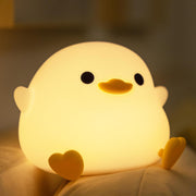 YuanDian Capybara Night Light, Cute Nursery Lamp for Kids, Girls, Women, Teen, and Babies. Decorate Kids' Bedroom with Adorable Silicone Capybara Nightlights - Minimalist