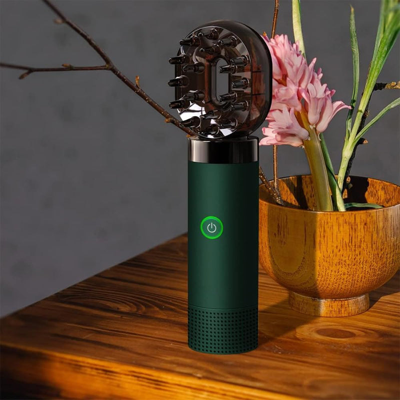 YU WELL Upgraded 2 in 1 Electric Comb Bakhoor Incense Burner Arabic Aroma Diffuser Mini USB Rechargeable for Personal Hair care Home Office & Car (PINK)