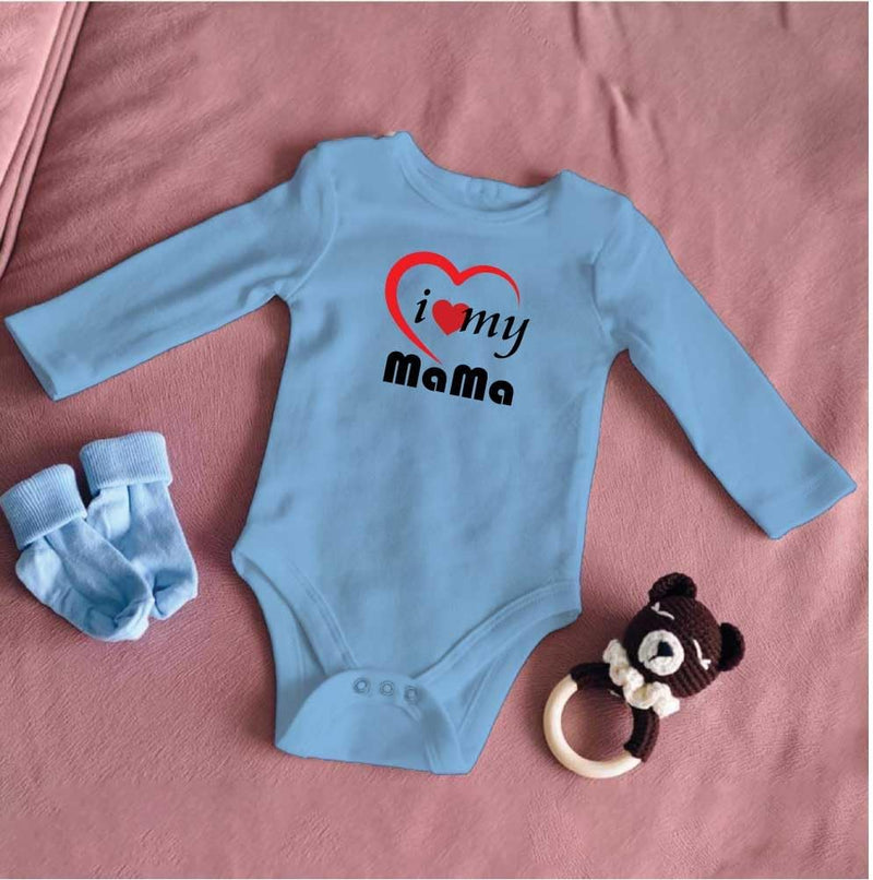 Pack of 2 Unisex Baby Romper with Mama and Papa Printed Design for Newborns,Infants, Toddlers Full Sleeve Jumpsuit Snap Closure for Easy Diaper Changes Ideal for Baby Shower