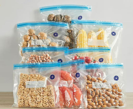 20pcs vacuum sealer bags small food sealer bags fully automatic seal vacuum sealer bags for food preservation wet and dry sealing(Zipper vacuum bag)