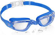 Aegend Swim Goggles, Swimming Goggles No Leaking Adult Men Women Youth - Sapphire Blue Clear