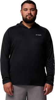 Men's PFG Terminal Tackle Hoodie - Black/Cool Grey Logo