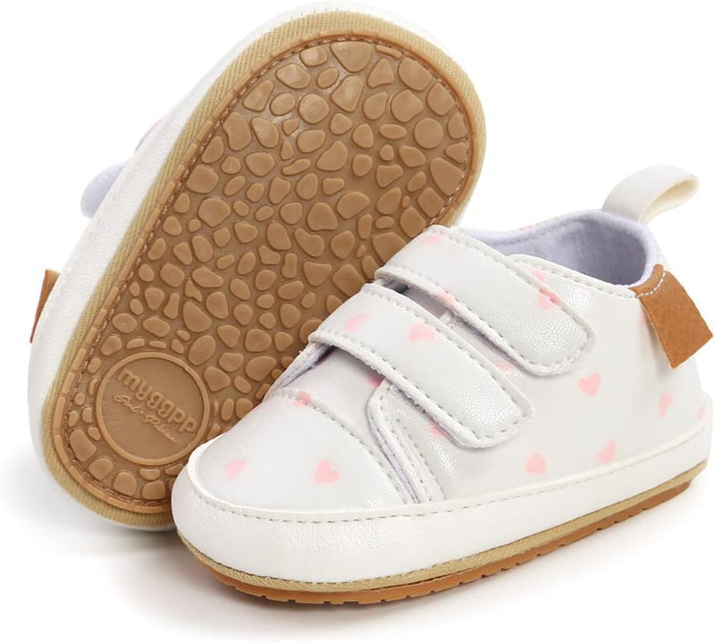 Baby Shoes Boys Girls Infant Sneakers Non-Slip Sole Toddler Crib First Walker Shoes Flat Lazy Shoe
