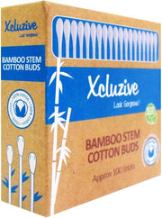 Xcluzive X/Z Bamboo Stem Ear Buds - 100 Pcs