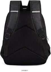 Polyester 3D Sonic Printed 3 In1 School Backpack with Shoulder Bag and Pencil Case for Kids - (15.7in) Set of 3 Pieces (Black)